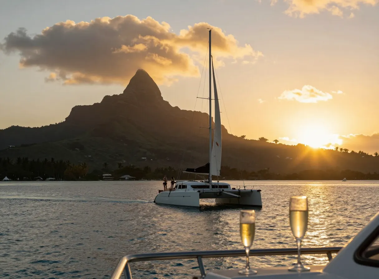 Sunset Catamaran Cruise — Activity in Bora Bora