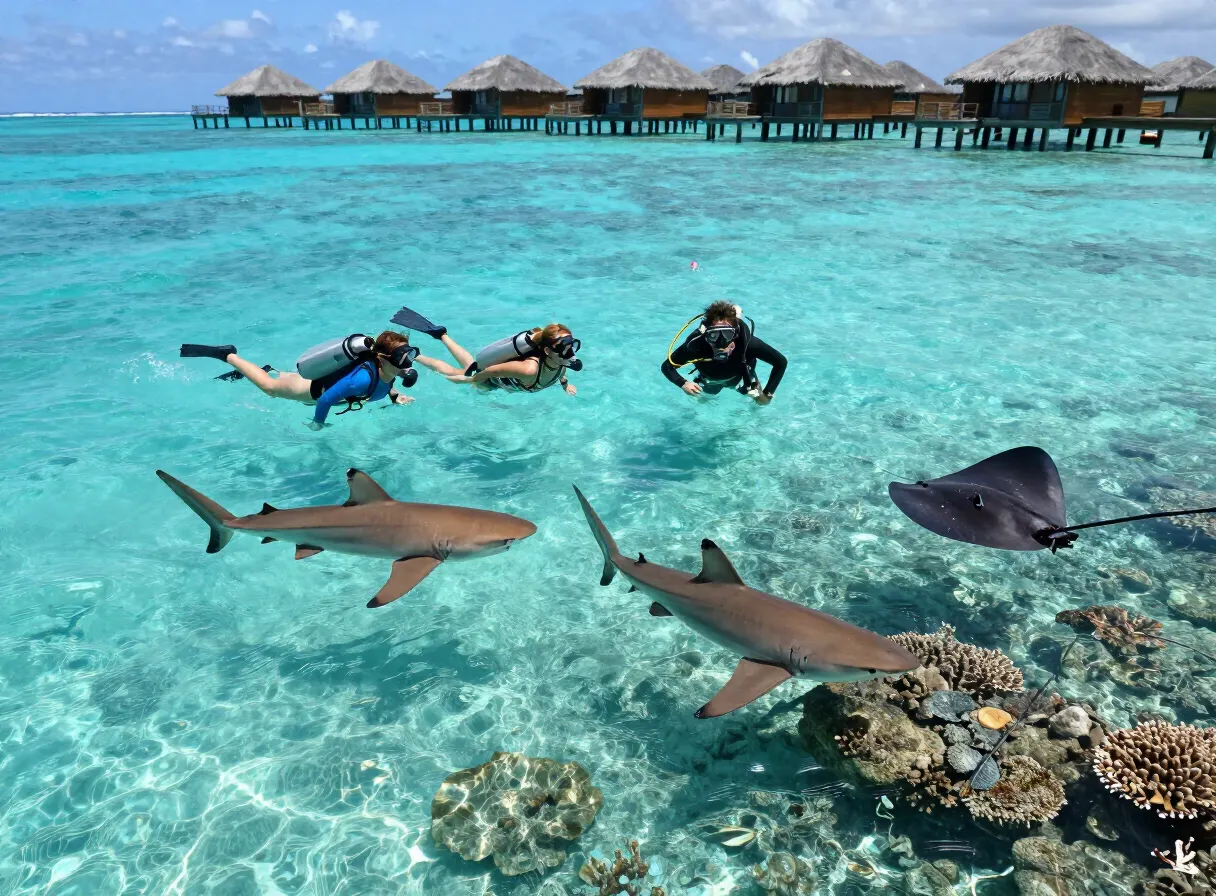 Shark & Ray Snorkel Excursion — Activity in Bora Bora